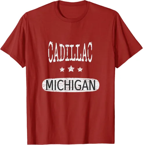 Vista 71 de Vintage Cadillac Michigan Camiseta