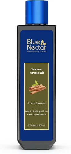Vista 10 de Blue Nectar Aceite de menta de cardamomo para la boca, ambientador bucal ayurvédico y enjuague bucal, aceite de tracción natural para aliento fresco