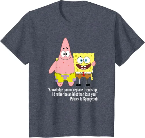 Vista 49 de Mademark x SpongeBob SquarePants - Patrick & SpongeBob - Camiseta de la amistad Asfalto