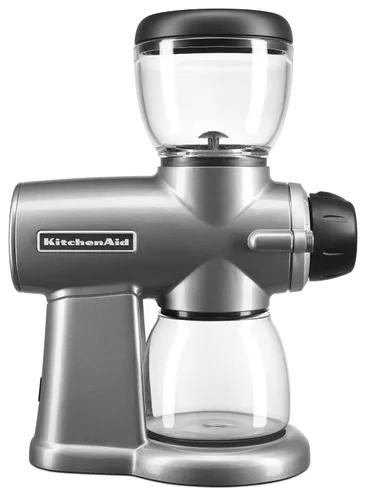 Vista 3 de Molinillo de café, de la marca KitchenAid, de muelas, Plateado Contour