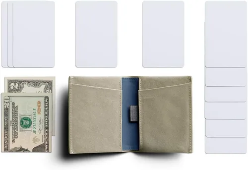 Vista 8 de Bellroy Manga delgada (billetera plegable delgada), LichenGrey, talla única , Cartera delgada
