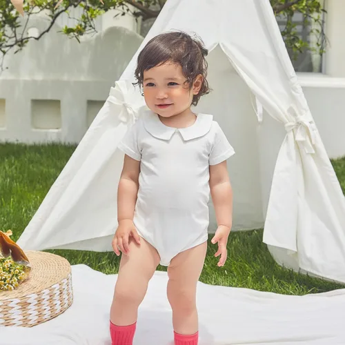 Vista 155 de pureborn Mameluco de algodón súper suave para bebés niños y niñas de 0 a 24 meses