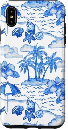 Vista 11 de Funda para iPhone 16 Coastal Nieta Preppy Hawaiian Hibiscus Coconut Girl