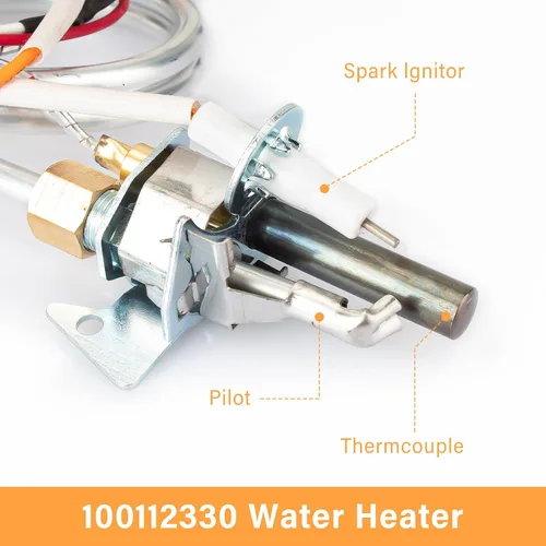Vista 4 de 100112330 9007876 9007877 - Conjunto piloto de calentador de agua compatible con 300 301 Series Whirlpool, apto para A.O.Smith, American, State