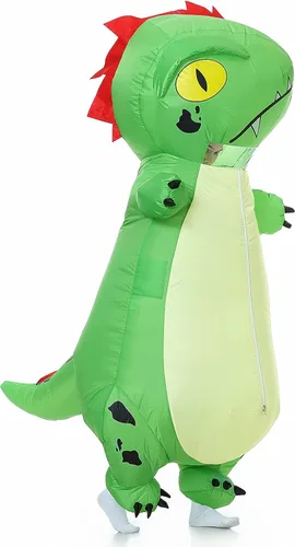 Vista 3 de FUNNY COSTUMES Disfraz de dinosaurio T-Rex para adultos, tamaño gruñón