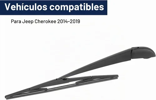 Vista 3 de X AUTOHAUX Juego de brazos de limpiaparabrisas trasero para Jeep Cherokee KL 2014-2019 14 pulgadas