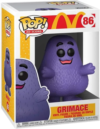 Vista 3 de Iconos de anuncios Pop! Figura de vinilo McDonald's Grimace [86]