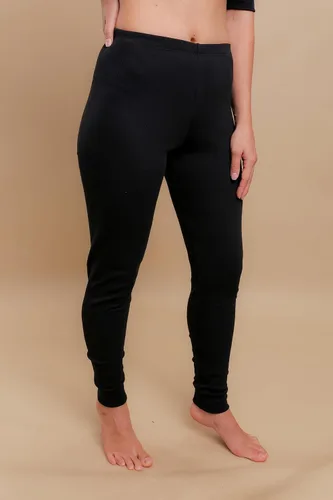 Vista 3 de Cottonique Leggings hipoalergénicos de capa base térmica para mujer, hechos de 100% algodón orgánico