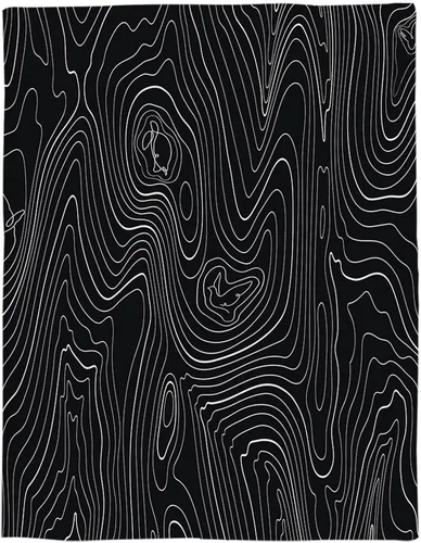 Vista 5 de Manta de forro polar para sofá cama, vista superior abstracta topográfica, mantas y mantas de microfibra suave para sofá de viaje, líneas