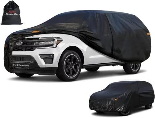 Vista 121 de Kayme Cubierta de auto SUV de 7 capas ajuste personalizado para BMW X1 (2009-2025), impermeable, para todo tipo de clima, para automóviles, cubierta