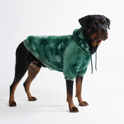 Vista 47 de Spark Paws Sudadera con capucha para perro, suéter de primera calidad para perros pequeños, medianos y grandes Trajes cálidos para bulldogs
