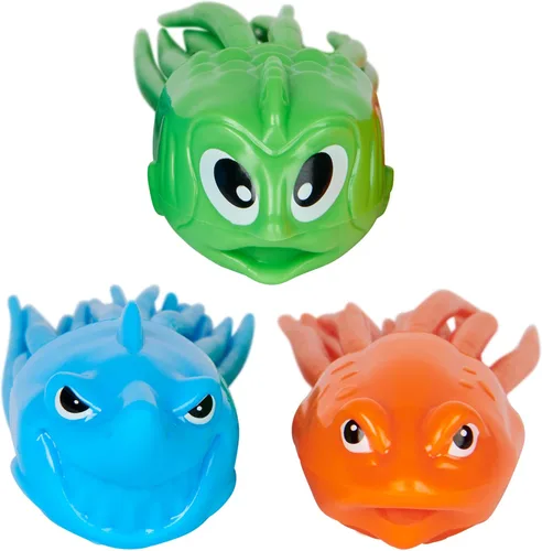 Vista 5 de SwimWays SquiDivers - Juguetes de buceo en piscina para niños, paquete de 3, juguetes de baño y suministros para fiestas en la piscina para niños