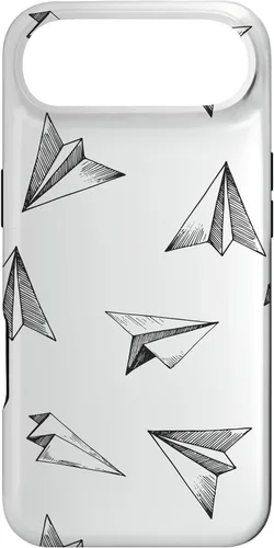 Vista 27 de Papel Avión Patrón Avión Avión Aviación Aviación Caso para iPhone 17