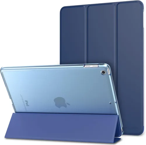 Vista 29 de MoKo Funda para iPad 9.7 2018/2017 de 5ª / 6ª Generación - Funda delgada y ligera con soporte para Smartphone con parte trasera translúcida