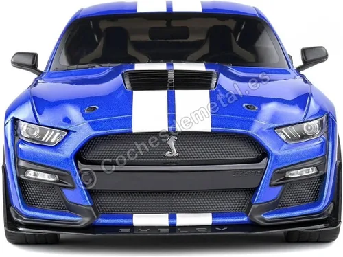 Vista 5 de solido S1805901 Ford Coche miniatura coleccionable, azul, escala 1:18