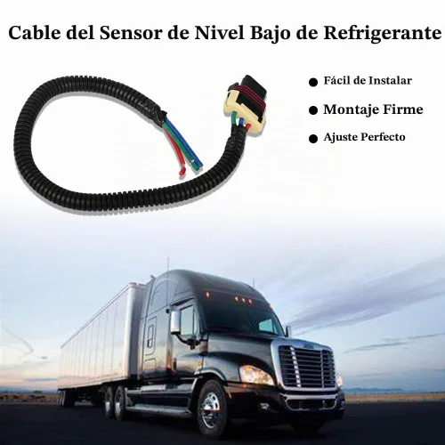 Vista 3 de Conector N9267001 de coleta de extremo de reparación de cable con sensor de nivel de refrigerante bajo Peterbilt y Kenworth, reemplace Q21-6007S