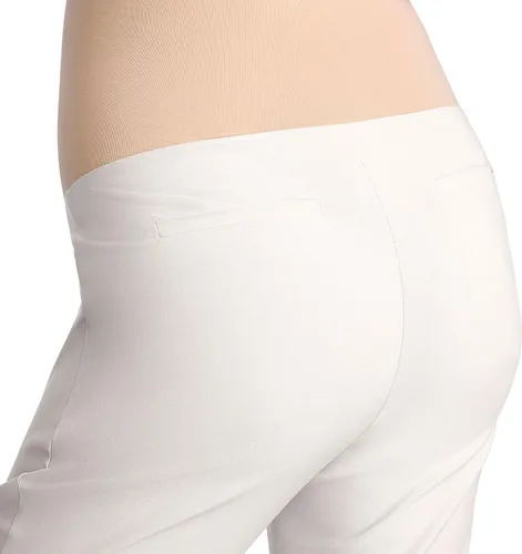 Vista 30 de Motherhood Maternity womens Super Stretch Secret Fit Over the Belly Ankle Straight Leg Pregnancy Dress Pants for Work