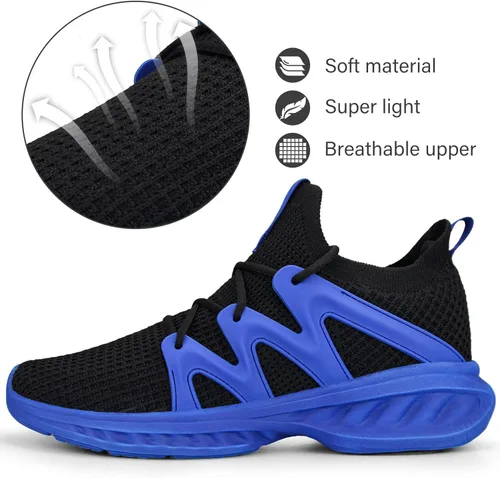 Vista 3 de Pujcs Zapatos para caminar para mujer, transpirables, sin cordones, para mujer