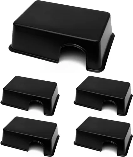 Vista 11 de Jungle Bob - Caja de piel rectangular para reptiles y serpientes - Plástico duradero - Crea un retiro oscuro para reducir el estrés de las mascotas