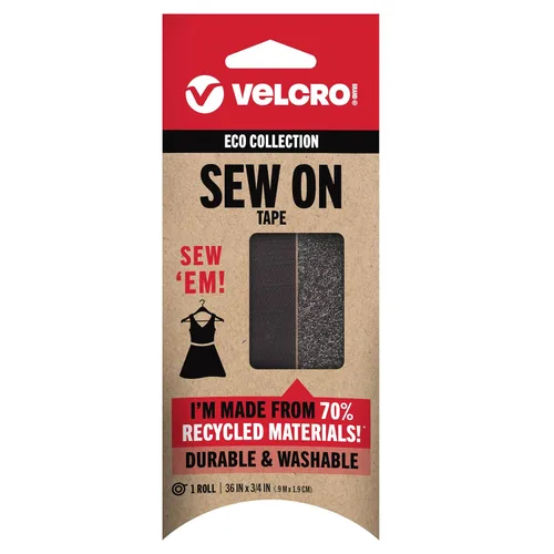 Vista 16 de Velcro Brand ECO Collection Cintas, Tiras de Resistencia Industrial 3 pulgadas x 1 3/4 pulgadas, Materiales Sostenibles 40% Reciclados, 2
