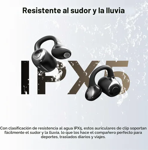 Vista 5 de Auriculares abiertos con clip para el oído,Tres modos de audio