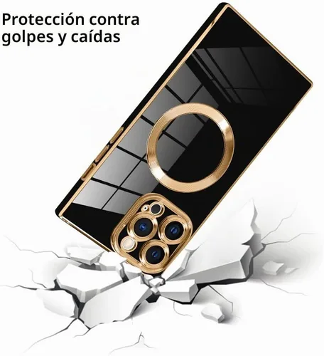 Vista 3 de LSL Estuche magnético para iPhone 13 Pro Max [Compatible con MagSafe], de TPU suave, para absorber golpes, antideslizante, antiarañazos, cubierta