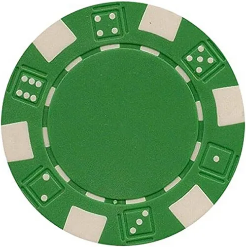 Vista 10 de Da Vinci, 50 fichas de póquer de cerámica compuesta, rayas, 11,5 gramos.