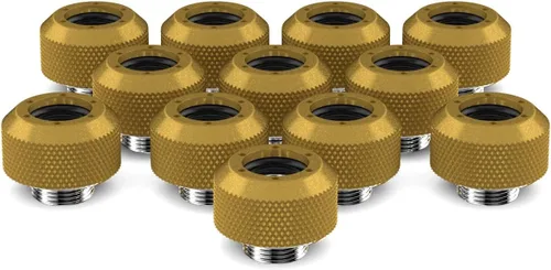 Vista 10 de PrimoChill Rígido RevolverSX Series de 1/2 pulgadas - Paquete de 12 - Cobre Caramelo