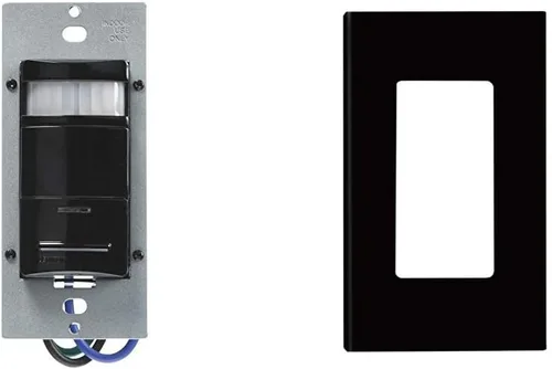 Vista 8 de Leviton Decora - Paquete de sensores de ocupación de interruptor de pared con paquete de energía súper resistente