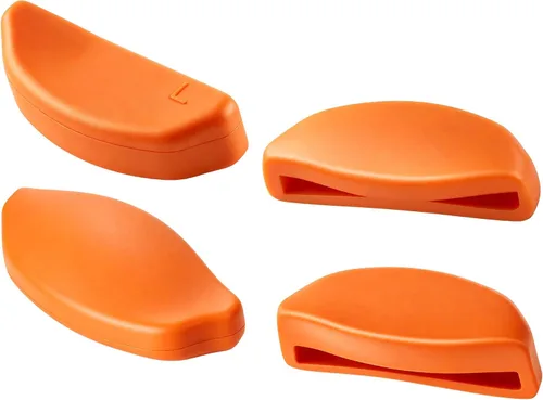 Vista 20 de Mryok Replacement Nose Pieces Nose Pads for Oakley Frogskins Range/Hybrid/HSTN/Top Knot/Frogskins Range XL Sunglass - Options 1 par negro - ajuste