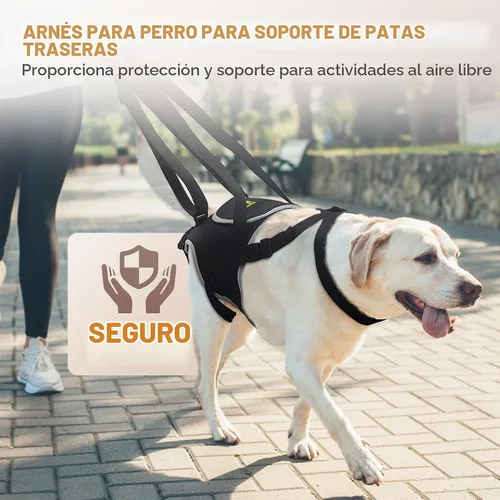 Vista 4 de Arnés de elevación para perros grandes, ayuda para la movilidad
