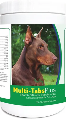 Vista 221 de Healthy Breeds Affenpinscher Multi-Tabs Plus tabletas masticables 180