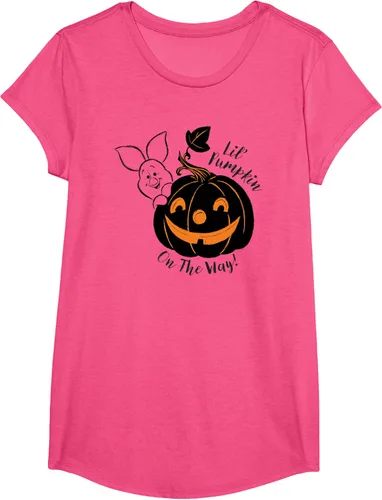 Vista 11 de Disney Camiseta de Halloween Winnie the Pooh Lil' Pumpkin on the Way, Blanco, S