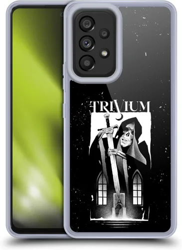 Vista 10 de Head Case Designs Officially Licensed Trivium Big Dragon Graphics Gel Case [Military Grade Protection] Compatible with Samsung Galaxy A53 5G (2022)