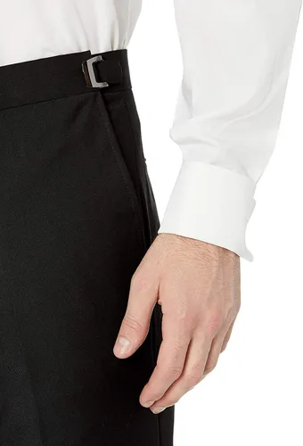 Vista 6 de Adam Baker Conjunto de traje de esmoquin formal de dos piezas de ajuste moderno de un solo pecho para hombre