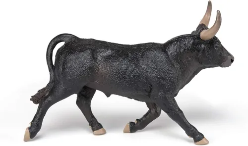Vista 8 de Papo - Juguete realista de figura de toro de camarga para niños - A partir de 3 años - Colección de vida agrícola - Descubrimiento educativo