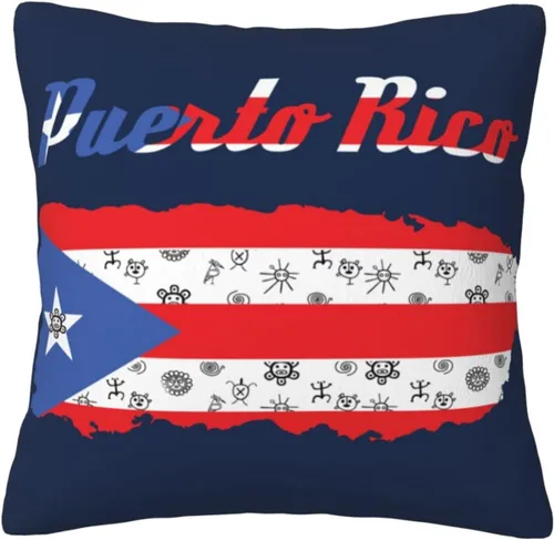 Vista 10 de ASYG Funda de cojín de Puerto Rico de 18 x 18 pulgadas, diseño de doble cara Puerto Rico 05