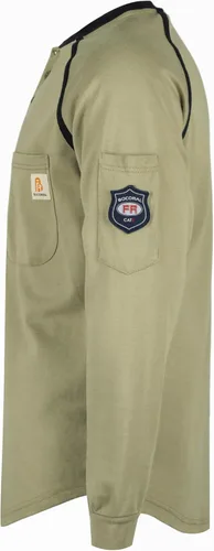 Vista 58 de BOCOMAL FR Shirts - Camisa ligera de 5.5 onzas de manga corta y resistente al fuego/ignífuga