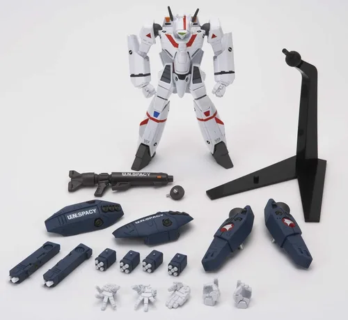 Vista 6 de Macross Revoltech #34 Valkyrie VF-1J Figura Robotech (Juguete)