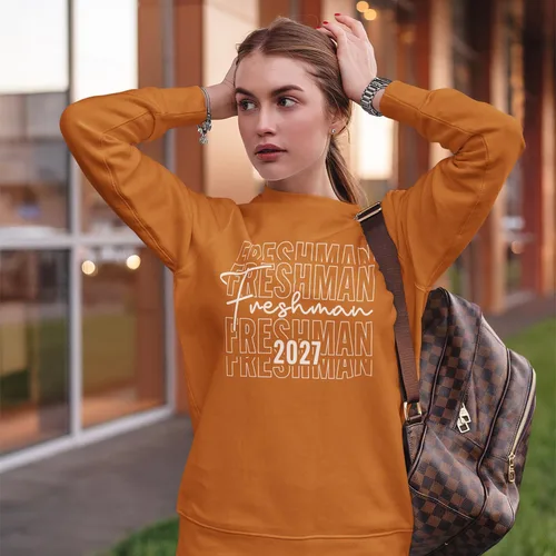 Vista 2 de Freshman Class of 2027 Shirts for College and High School Students - 9th Grade Back to School Wear