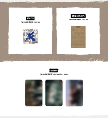 Vista 4 de [WEVERSE EXCLUSIVE POB] TXT TOMORROW X TOGETHER - El Capítulo del nombre: Álbumes Weverse Freefall ver.+Beneficio de pedido anticipado