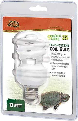 Vista 8 de Zilla Bombilla fluorescente tropical de 20 vatios, color blanco