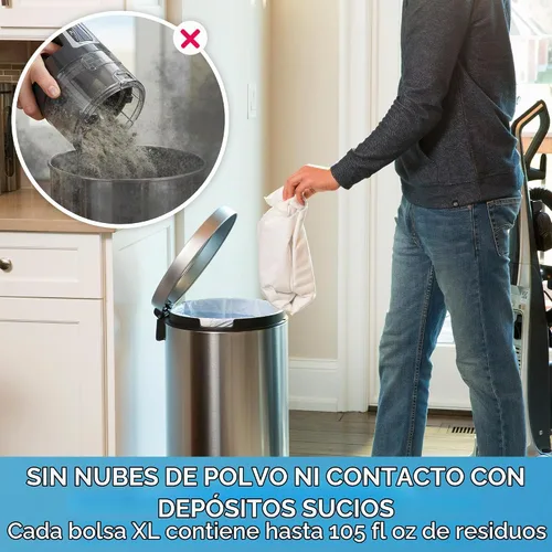 Vista 4 de Kenmore 53293 Bolsas de vacío HEPA tipo O para aspiradoras verticales, paquete de 2