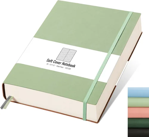 Vista 22 de AHGXG Cuaderno universitario rayado A4 - Cuaderno en blanco A4 extragrande con líneas - 320 páginas de diario grueso para escribir, papel grueso
