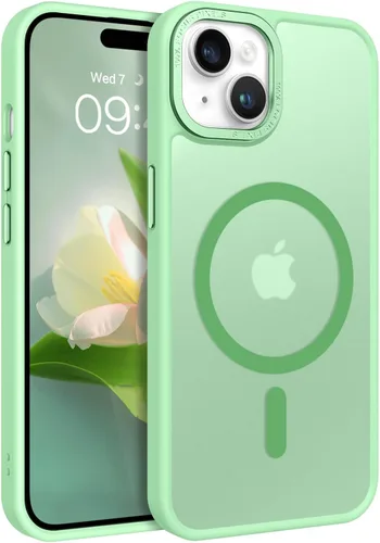 Vista 18 de BENTOBEN Funda para iPhone 15, funda para iPhone 15 compatible con MagSafe, funda magnética mate translúcida a prueba de golpes para mujeres y Rosa