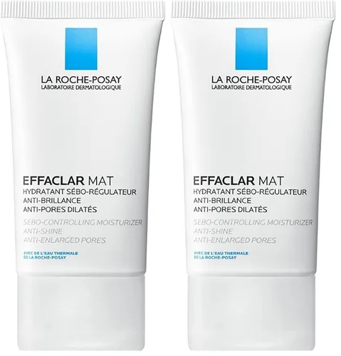 Vista 16 de La Roche-Posay Effaclar Mat, hidratante diario para pieles grasas, reduce visiblemente el aspecto de los poros, hidratante matificante sin aceite