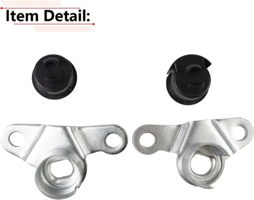 Vista 6 de RLB-HILON Cuerpo de bisagra de portón trasero montado con bujes compatible con Nissan Frontier 2005 a 2018 Año, para 93471-ZP50A 93470-ZP50A