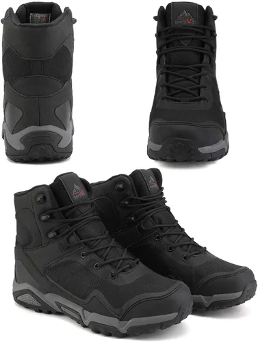 Vista 16 de NORTIV 8 - Botas de senderismo impermeables para hombre, zapatos de montañismo ligeros para exteriores
