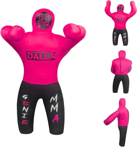 Vista 8 de DALLX Muñeco de boxeo para niños para entrenamiento de fitness, práctica de lucha libre, judo karate, artes marciales mixtas para niños, Jiu-Jitsu