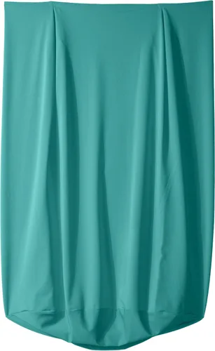 Vista 43 de LA Linen Funda elástica de elastano ajustable para cubo de basura Slim Jim de 23 galones, cubierta de contenedor de residuos, decoración de patio